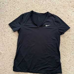 Nike Black Fitted Short Sleeve T-Shirt